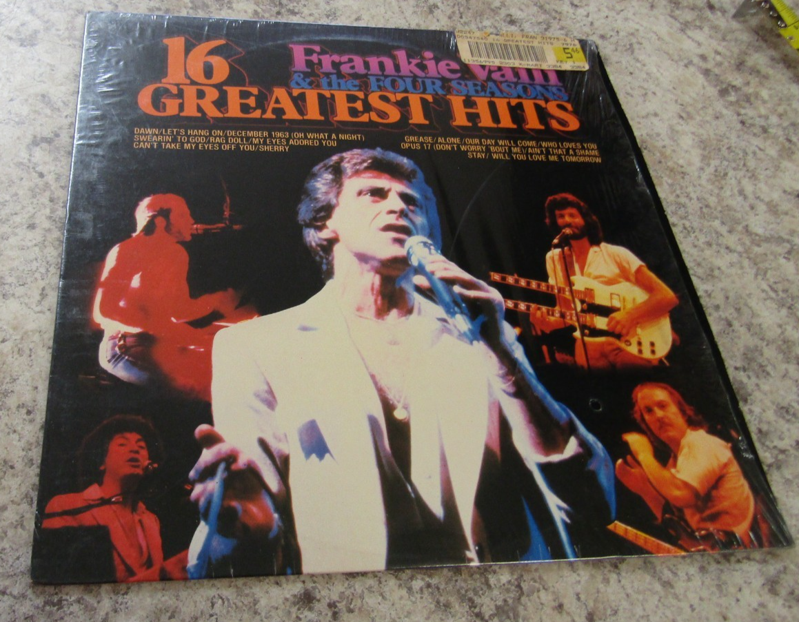 FRANKIE VALLI & THE FOUR SEASONS 16 GREATEST HITS BU4180 LP FRANKIE VALLI & THE FOUR SEASONS 16 GREATEST HITS BU4180 LP