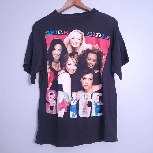 Spice Girls Shirt Rap Tee Pop All Over Print AOP Sin Vintage vintage concert t-shirt, vintage, size M, single stitch, B+ condition