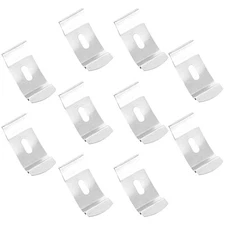 10 Pcs Top-mounted Accessories Window Blind Fixing Brackets for Vertical Blinds