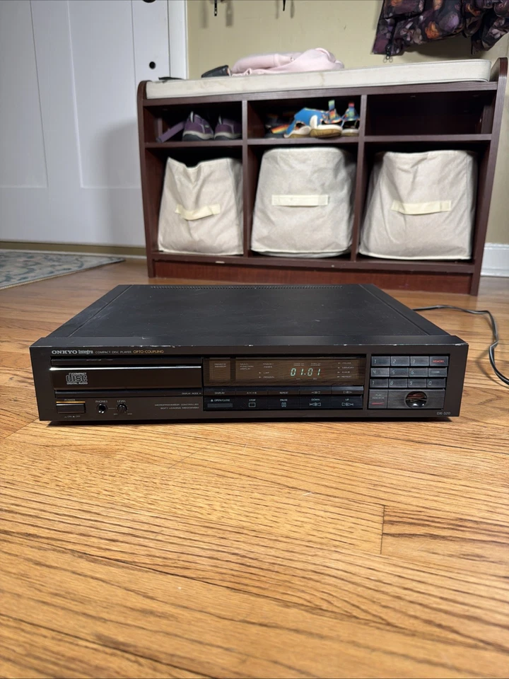 Reproductor de CD único de disco compacto HiFi ONKYO Integra DX-320 1986 Foto 2 de 4