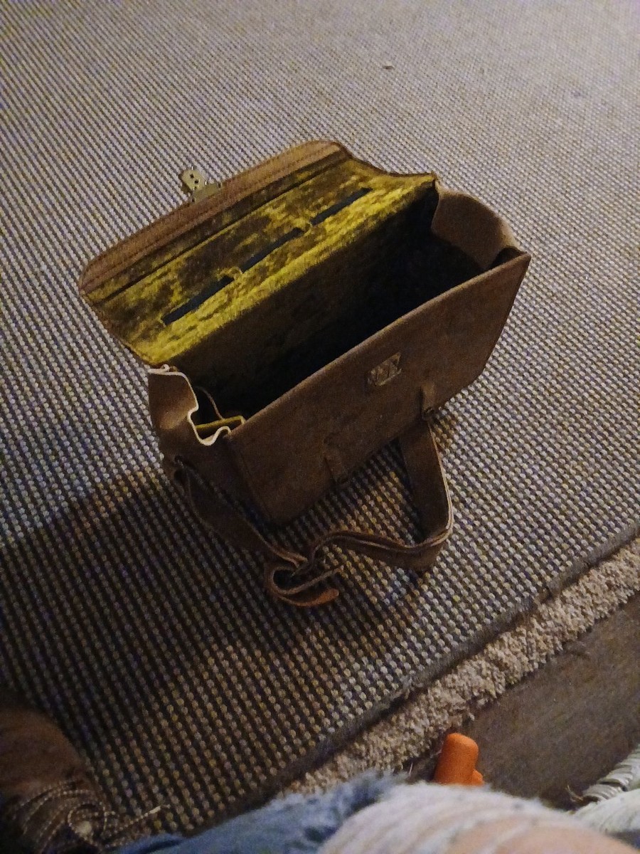 Vintage Leather Doctor Bag Satchel