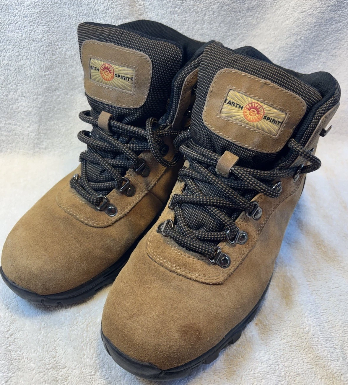 Earth Spirit Stockholm 9619955 Hiking Boots Women Size 10 Brown Waterproof VG++