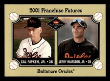 2001 Fleer Platinum #472 Cal Ripken, Jr. / Jerry Hairston, Jr.