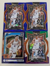 Ryan Dunn 2024-25 Select Blue Cracked Ice Green White Purple Prizm Optic Rated