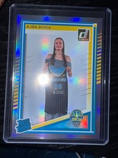 2025 Donruss WNBA #93 AJSA SIVKA Rated Rookie Silver Holo RC Sky