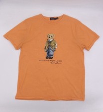 Size Large - Rare Polo Ralph Lauren Bear Tee Peach/Orange Color
