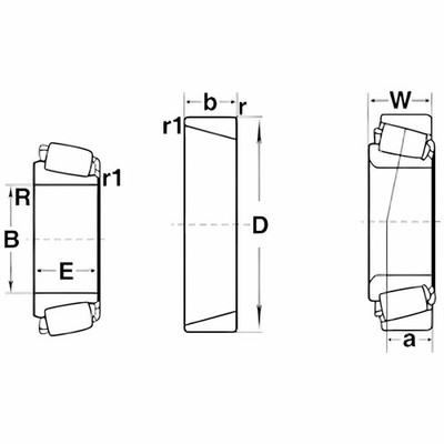 Bearing BB4621B for Miscellaneous Tapered Cone
