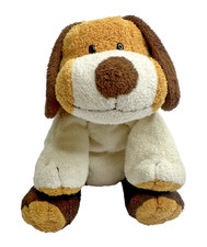 Ty Pluffies Whiffer Dog Brown Cream Beanbag 2002 Plush Tylux