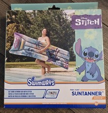 Swimways Stitch Suntanner Pool Float, Inflatable Pool Floats Kids Pool Toys