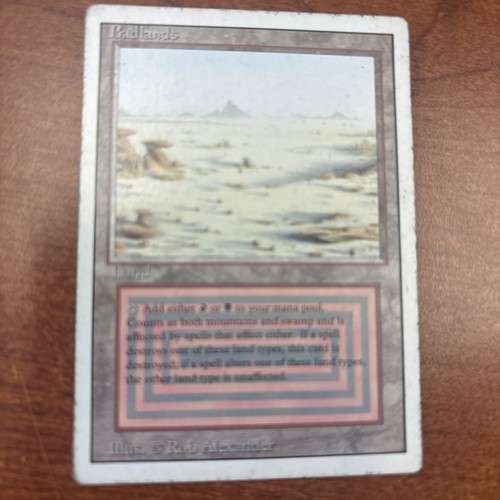 Badlands Revised Magic the Gathering 
