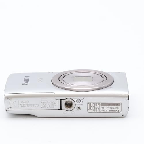 Canon IXY 180 Digital Camera 20MP 8x Zoom Silver Tested Japan Used