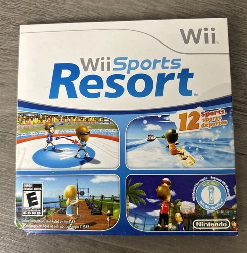 Wii Sports Resort - Nintendo Wii Cardboard Sleeve, No Manual tested 🎮💥