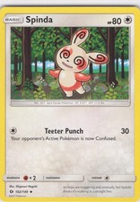 2017 Spinda Uncommon SM Base Set 102/149 NM Normal LP-NM