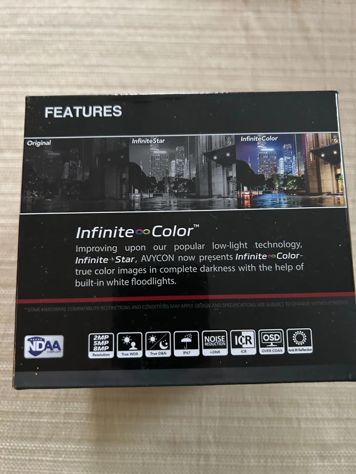 New Avycon 8Mega Pixel HD Coax Turret Camera HD-TVI HD AVC-TE81F28 - Image 3 of 3