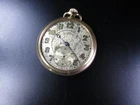 New ListingAntique 1916c 14k GF Illinois Watch Co.  406 Model 3 s12 17j  Poor Dial  Working