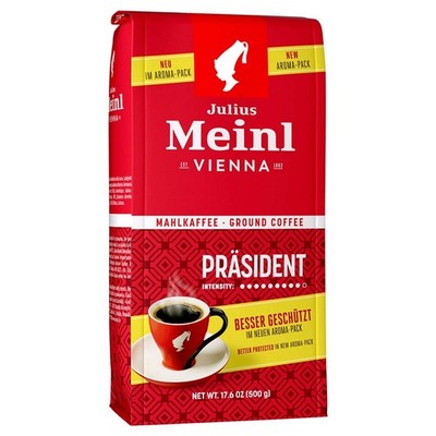Julius Meinl Vienna Präsident Kaffee, gemahlen, Arabica- und Robustabohnen...