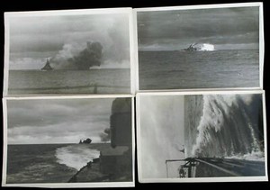 WWII BATTLE SINKING OF HMS HOOD BISMARCK PRINZ EUGEN GERMAN HISTORIC PHOTO ALBUM