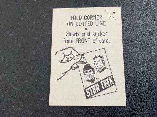 1976 STAR TREK STICKER KARTEN AUSSUCHEN SIE WOLLEN - Bild 29 von 137
