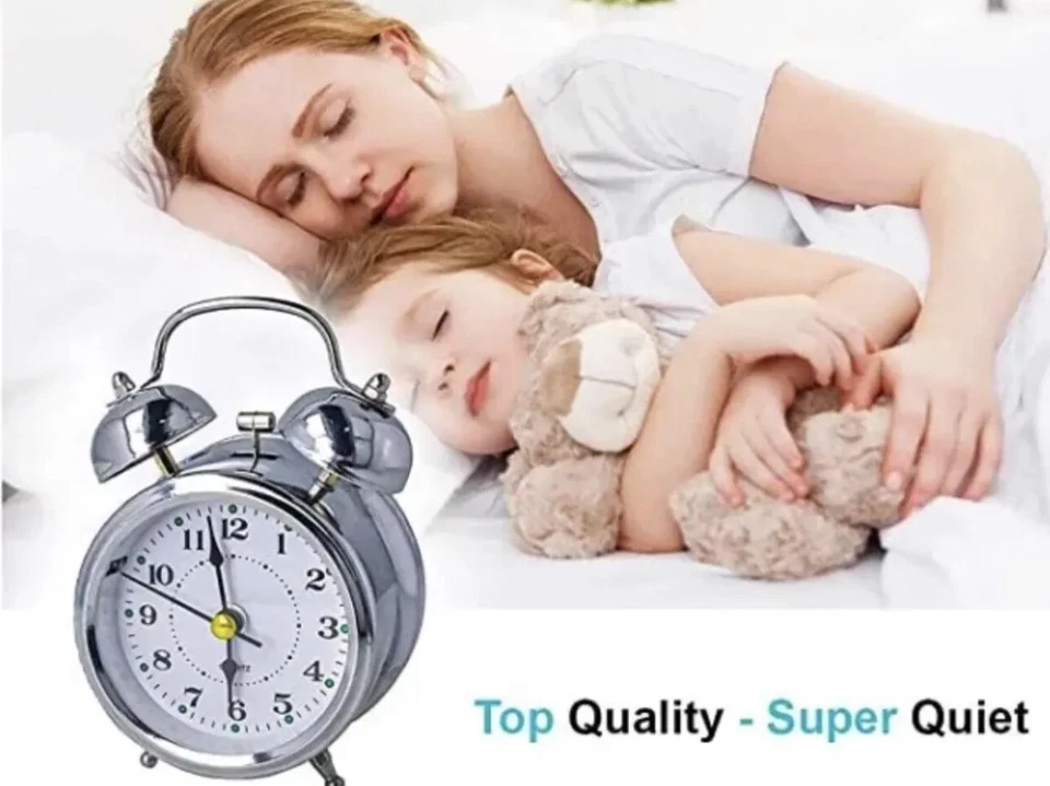 Sveglia Campana,Sveglia da Comodino Con Doppio Campanello,Sveglia Rumoso Classic - Image 2 of 4