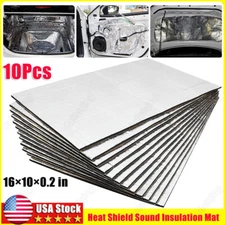 Self-adhesive Fireproof Sound Deadener Heat Insulation Mat For Car Hood Engine  