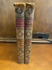 Cape Cod by Thoreau in 2 Volumes Leather 1904 Color Illustrations