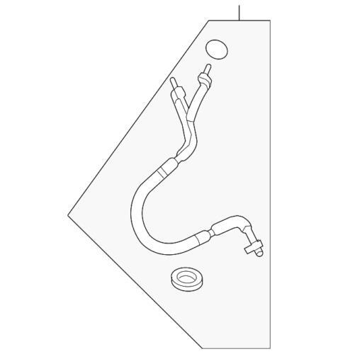 Manguera de succión de AC para Ford Lincoln Expedition Navigator 2015-2017 (N/P FL1Z-19867A)
