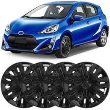 Set of 4 For Toyota Prius C 15" Car Wheel Cover Rim Snap On Hub Caps Replacement