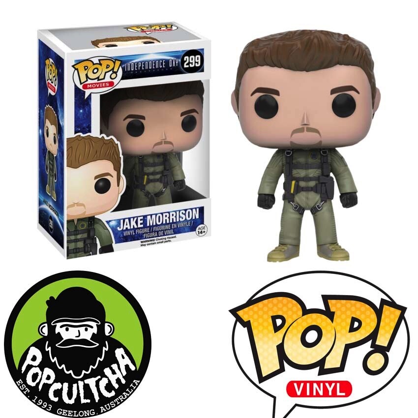 Sale Independence Day: Resurgence - Jake Morrison Pop! Vinyl Figure &Quot;New&Quot;