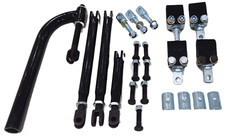 Motorcycle  Sidecar Mounting -Installation U-Clamp Frame Mounts Struts Kit