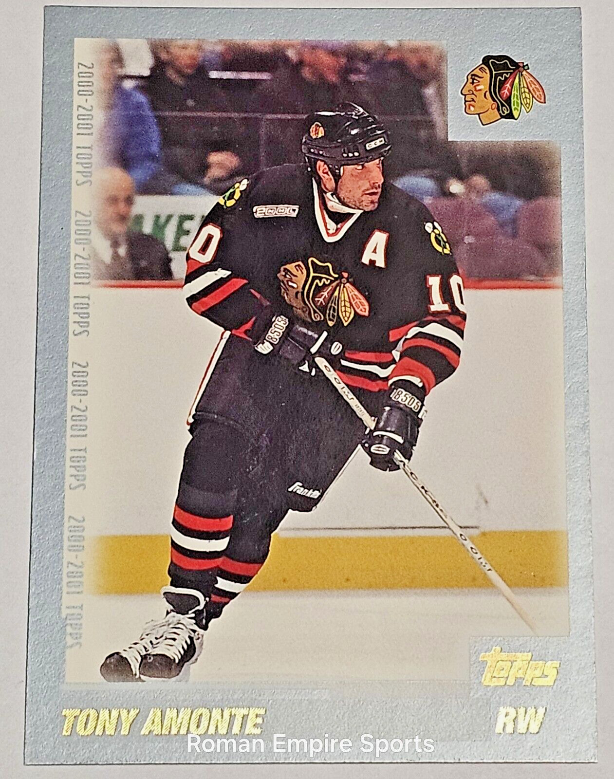 2000-01 Topps- #17 Tony Amonte  Chicago Blackhawks 