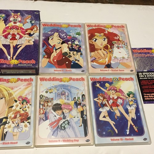 Sets DVD Wedding Peach saison 1 et 2 (DVD, 2006, lot de 10 disques)