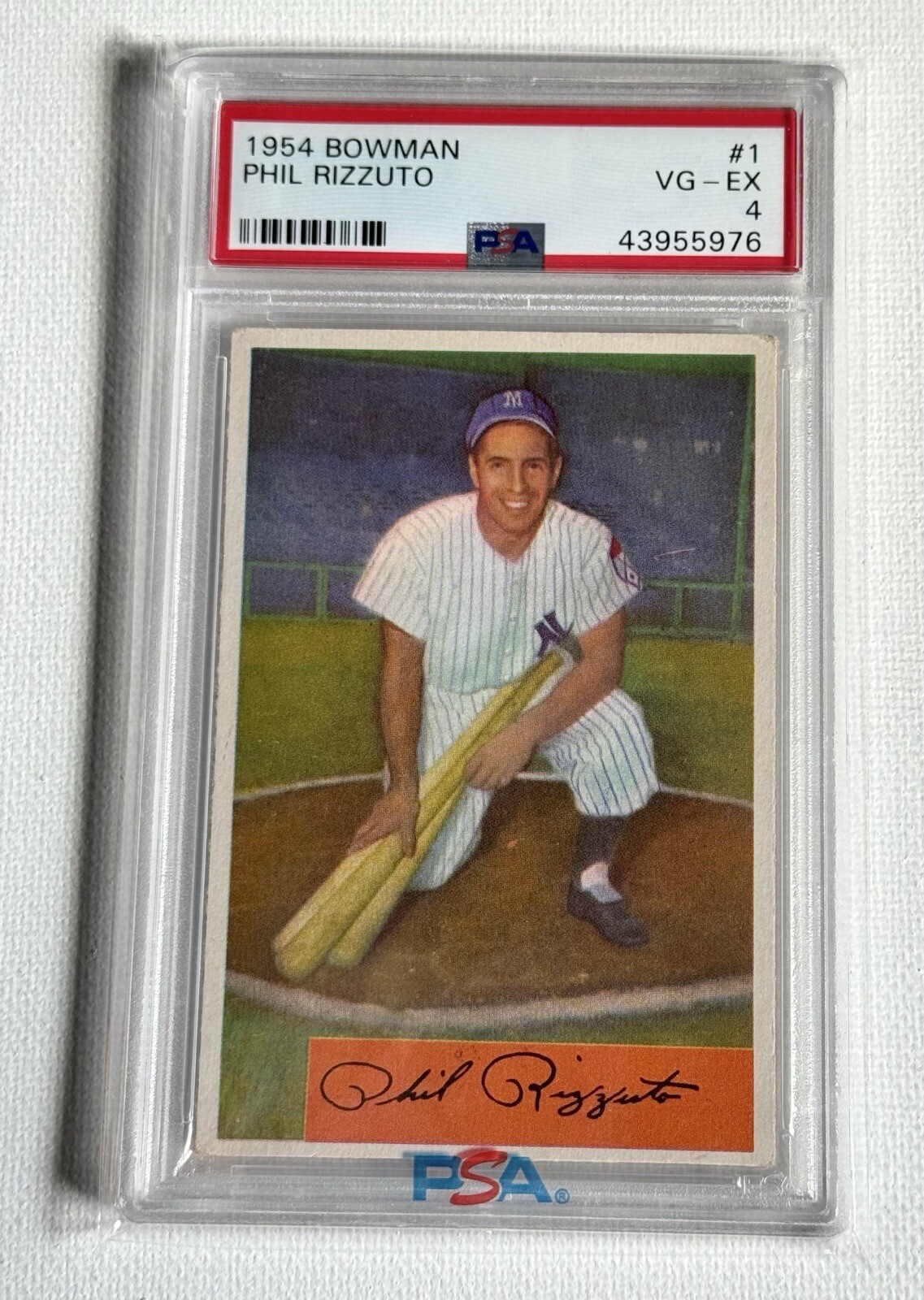 1954 Bowman Phil Rizzuto #1 PSA 4 “VG-EX” HOF! New York Yankees #43955976