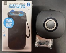iLive Portable Fabric Wireless Bluetooth Speaker ISB180B Z10 