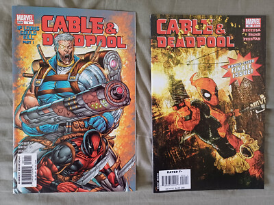 CABLE & DEADPOOL #1 2004 Rob LIEFELD +#50 1st Venompool Skottie Young 2008 NM