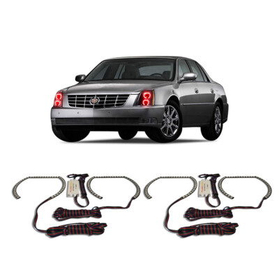 Bright Red Angel Eye Headlight Halo kit for Cadillac DTS 06-11