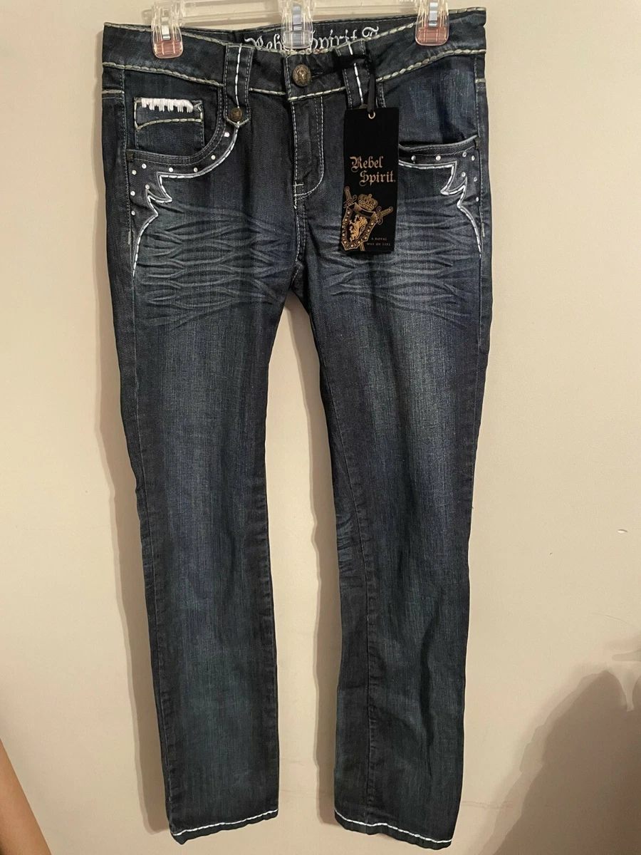 Rebel Spirit Jeans Blue Waist 30 W Length 34 100 Cotton B11