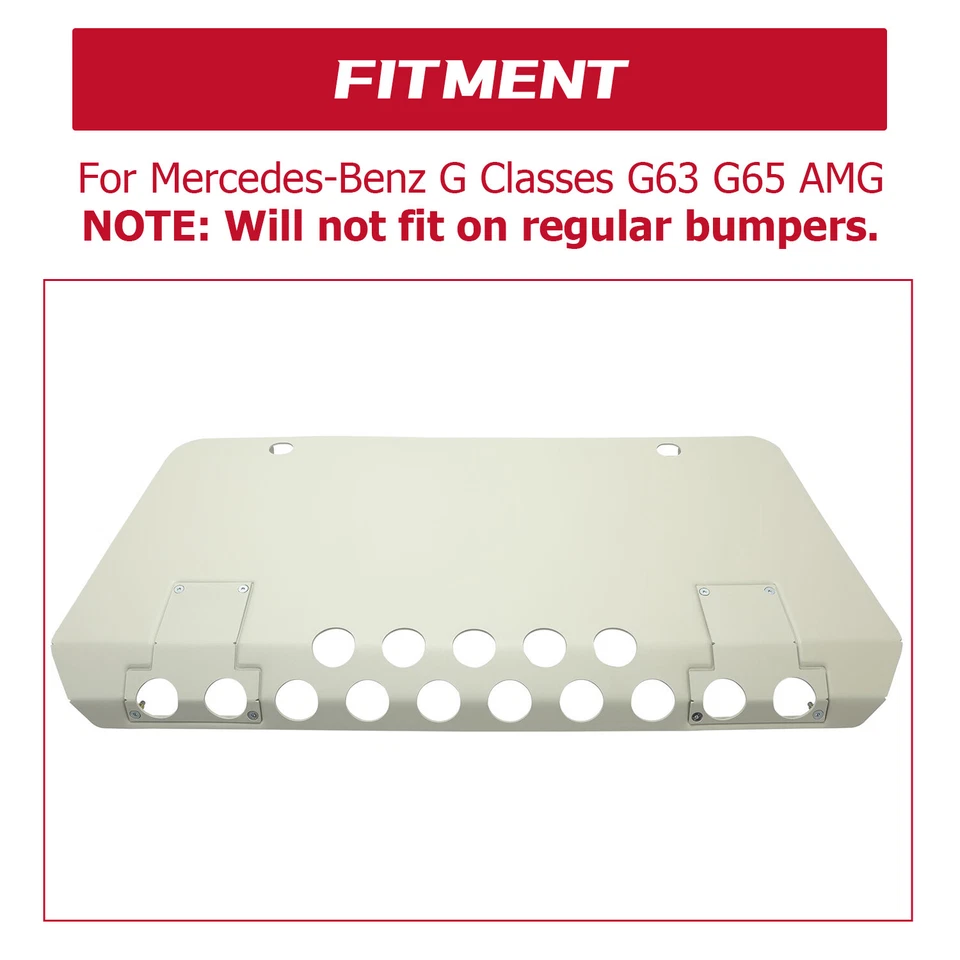 Skid Plate Front Bumper For Mercedes-Benz G Classes G63 with AMG Replace W463 Foto 3 de 4