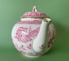 Antique Royal Worcester Pink Willow Pattern Tea Dejeuner Service Set — photo 8