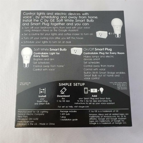 = C By GE Smart Room Starter Pack Whole Room Control Wi-Fi Smart Bridge NEW - Picture 2 of 4