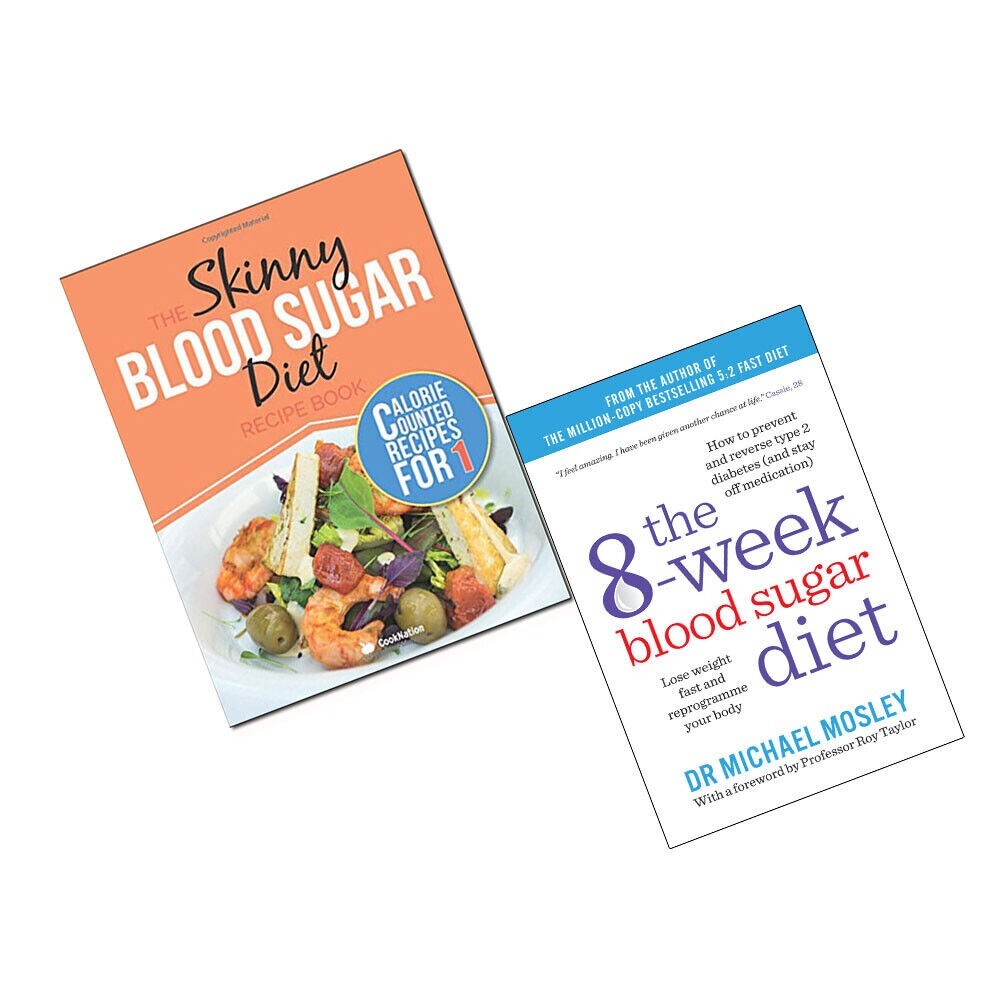 Skinny Blood Sugar Diet Recipe, 8-Week Blood Sugar Diet 2 Books Collection Set