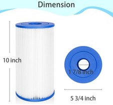 2 Pk Intex 2500 GPH Type B Filter Cartridge f...