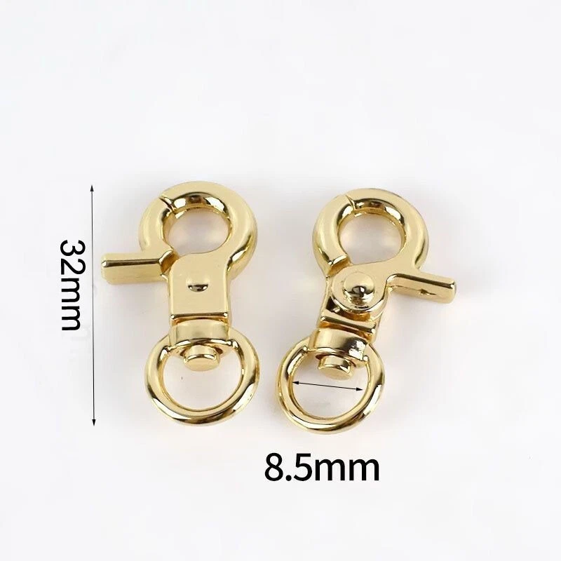 Swivel Trigger Clip Lobster Clasp Snap Hook Bag  Key Ring Wallet Chain - Image 4 of 4