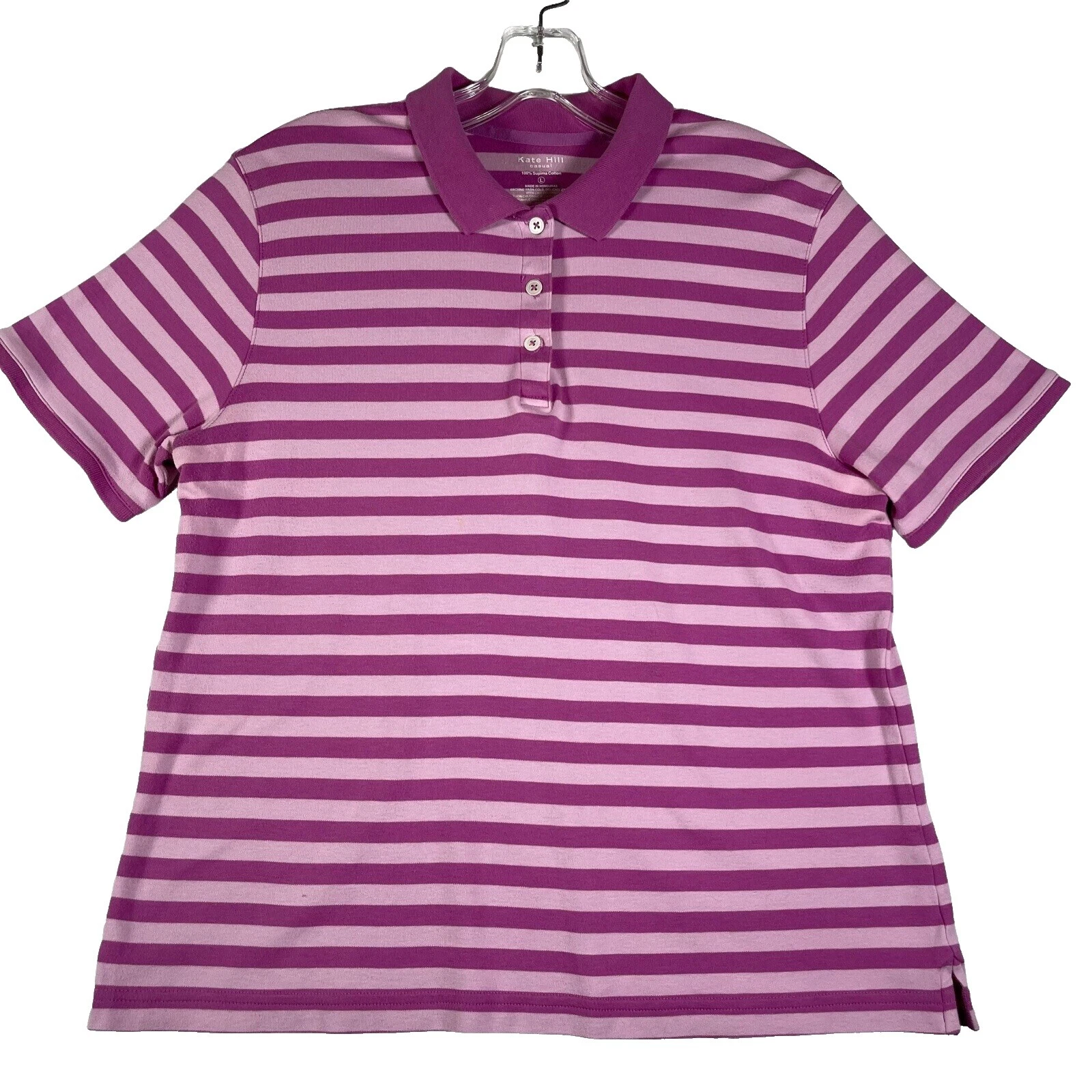 Camisetas a rayas de algodón Kate Hill para Mujeres