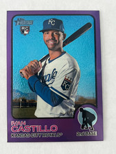 IVAN CASTILLO 2022 Topps Heritage High Number PURPLE CHROME Hot Box #660 RC