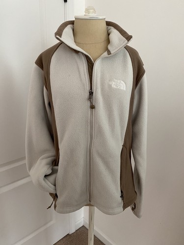 Womens Medium Fleece Jacket Cream 