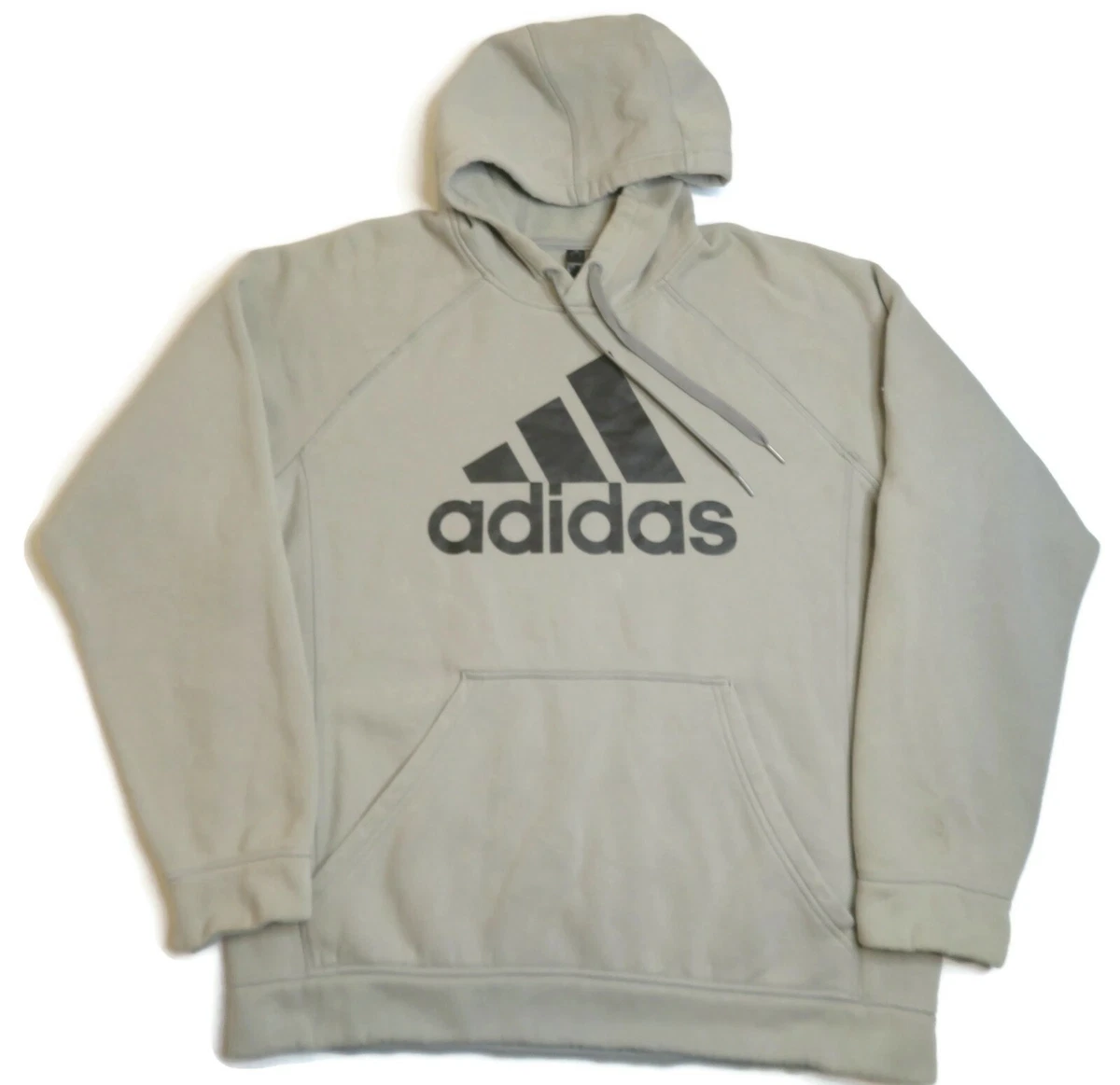 Gray adidas hoodie best sale mens