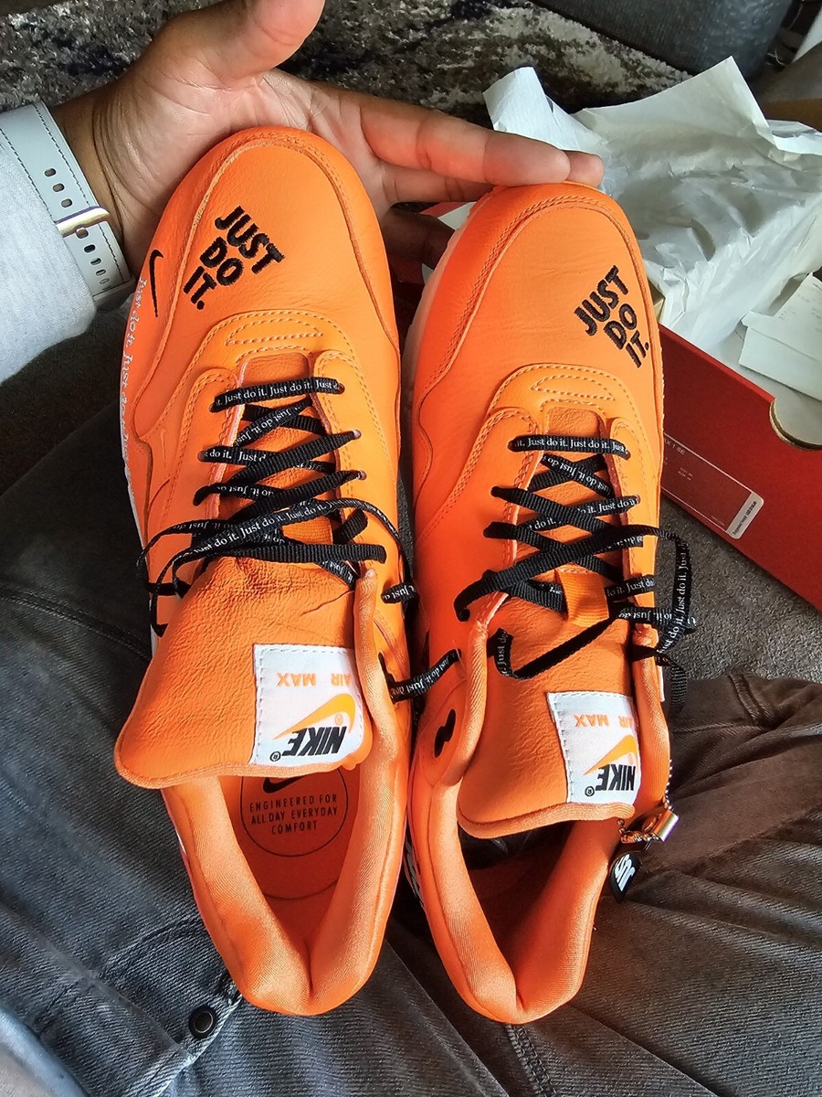Size 10 - Nike Air Max 1 Just Do It 2018 - AO1021-800 Orange  display picture 1