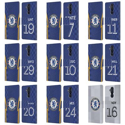 CHELSEA FOOTBALL CLUB 2021/22 PLAYERS HOME KIT LEATHER BOOK CASE NOKIA PHONES