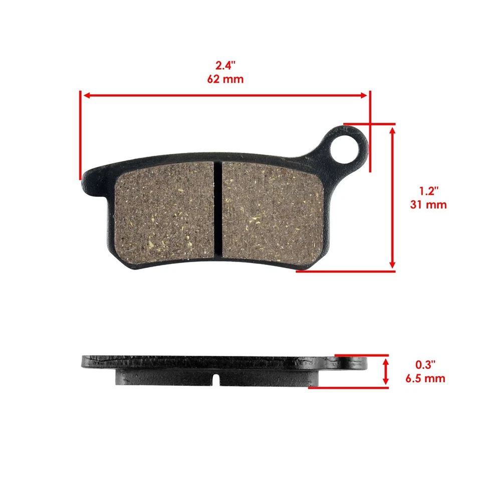 Front & Rear Brake Pads for KTM Sx65 2004 2005 2006 2007 2008 Foto 2 de 4