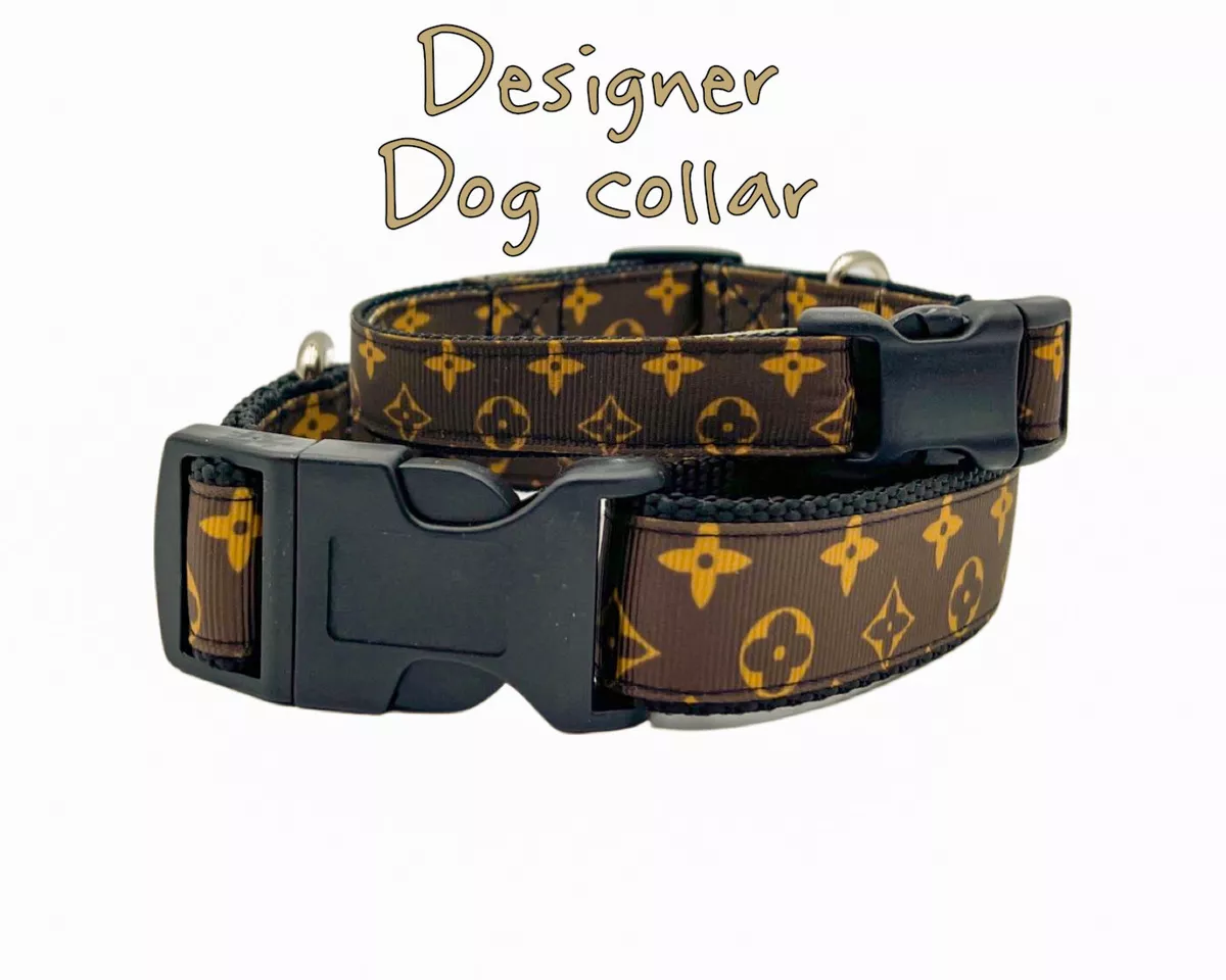 Fashion Designer dog collar handmade adjustable buckle 1 or 5/8 wide or  leash